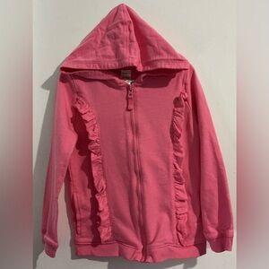 Carter's Pink Ruffle Zip-Up Hoodie